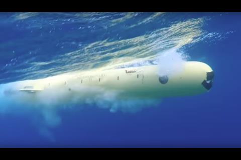 The HydroCamel II is a highly manouevrable and cost-effective AUV. Credit: screenshot, YouTube: Hydro Camel